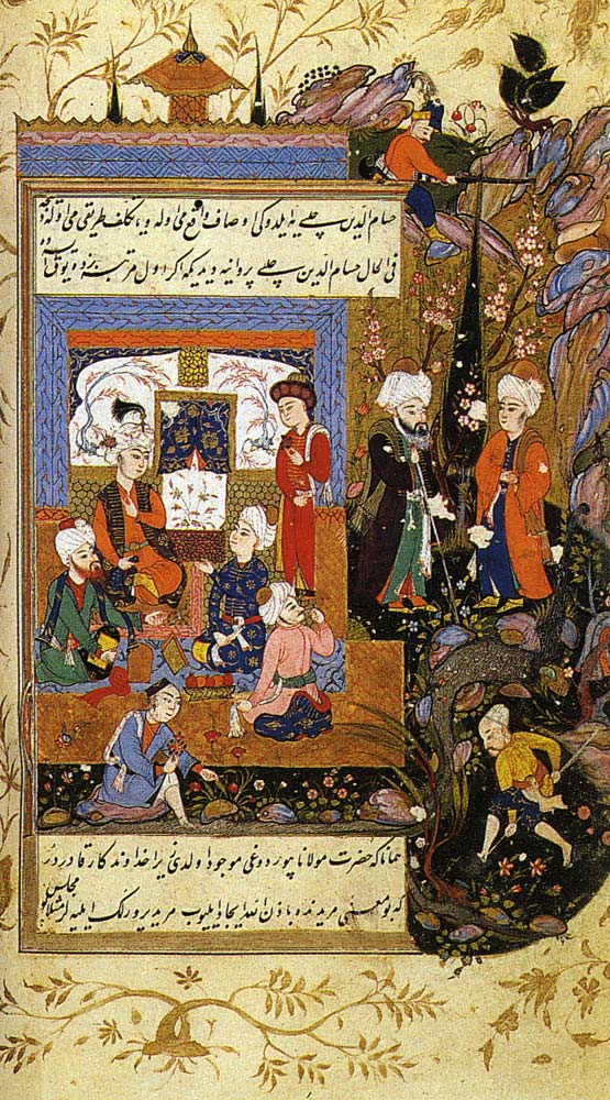 Jalal_al-Din_Rumi,_Showing_His_Love_for_His_Young_Disciple_Hussam_al-Din_Chelebi